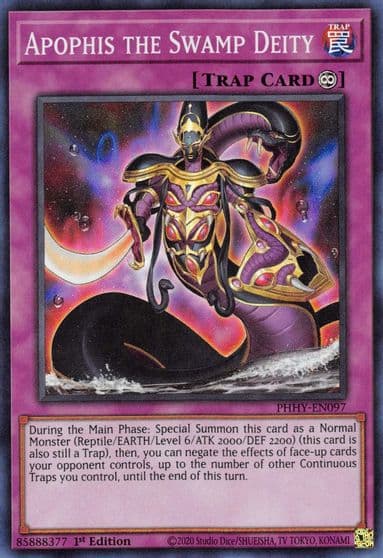 Apophis the Swamp Deity Photon Hypernova Yu-Gi-Oh! card