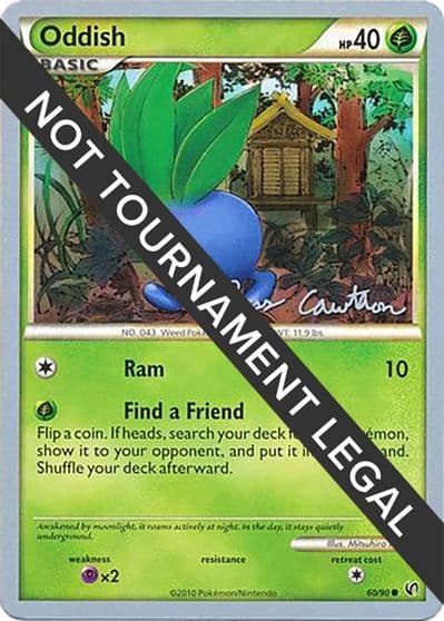 Oddish - 2011 (Ross Cawthon) World Championship Decks Pokemon card