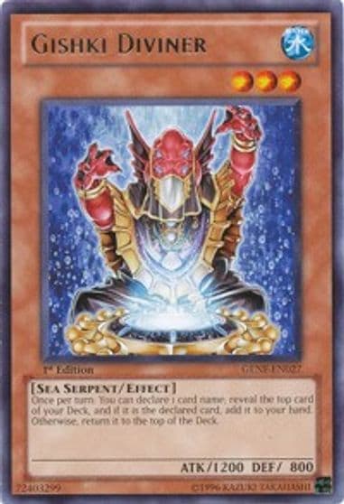 Gishki Diviner Generation Force Yu-Gi-Oh! card