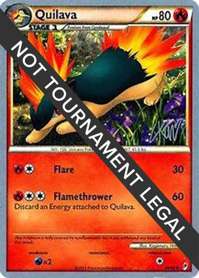 Quilava - 2011 (Christopher Kan) World Championship Decks Pokemon card