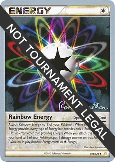 Rainbow Energy - 2011 (Ross Cawthon) World Championship Decks Pokemon card