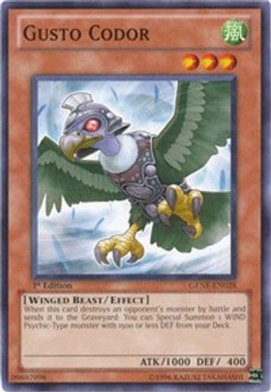 Gusto Codor Generation Force Yu-Gi-Oh! card