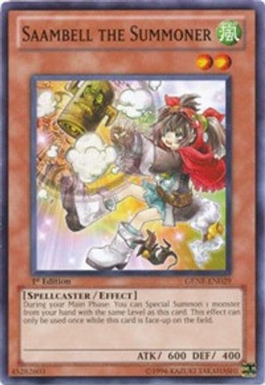 Saambell the Summoner Generation Force Yu-Gi-Oh! card