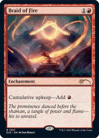 Braid of Fire 1247 Secret Lair Drop Series Magic card