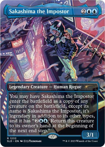 Sakashima the Impostor Secret Lair Drop Series Magic card