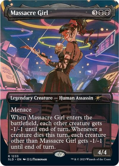 Massacre Girl Secret Lair Drop Series Magic card