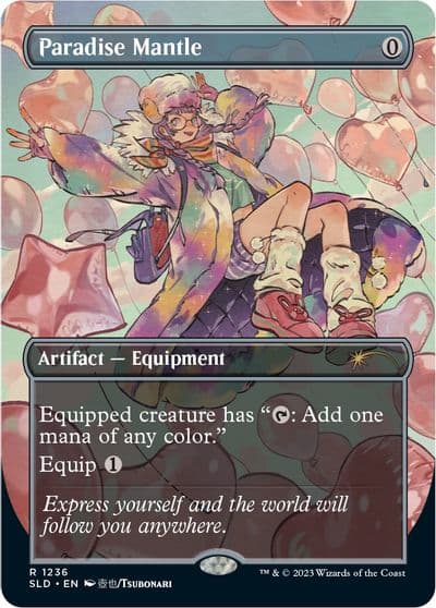 Paradise Mantle Secret Lair Drop Series Magic card