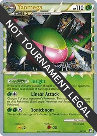 Yanmega - 2011 (Gustavo Wada) World Championship Decks Pokemon card