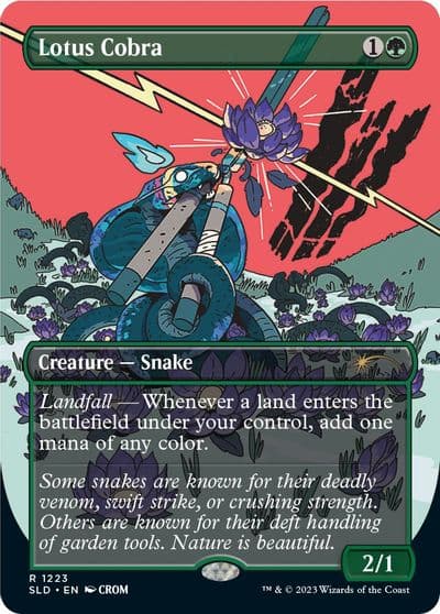 Lotus Cobra Secret Lair Drop Series Magic card