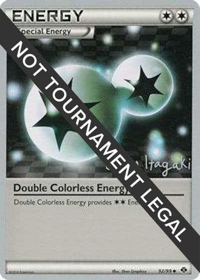 Double Colorless Energy - 2012 (Shuto Itagaki) World Championship Decks Pokemon card