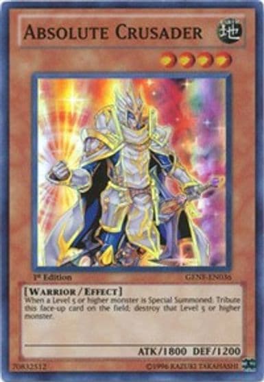 Absolute Crusader Generation Force Yu-Gi-Oh! card