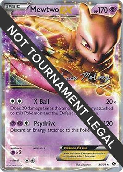 Mewtwo EX - 2012 (Chase Moloney) World Championship Decks Pokemon card