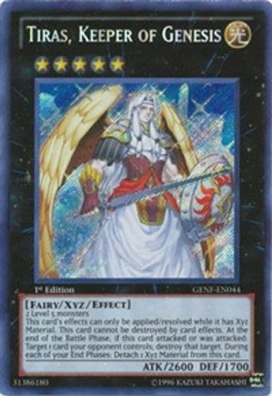 Tiras Keeper of Genesis Generation Force Yu-Gi-Oh! card