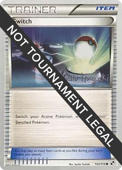 Switch - 2012 (Shuto Itagaki) World Championship Decks Pokemon card