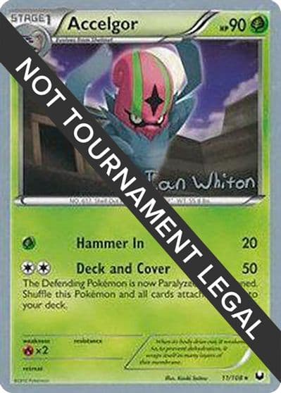 Accelgor - 2013 (Ian Whiton) World Championship Decks Pokemon card