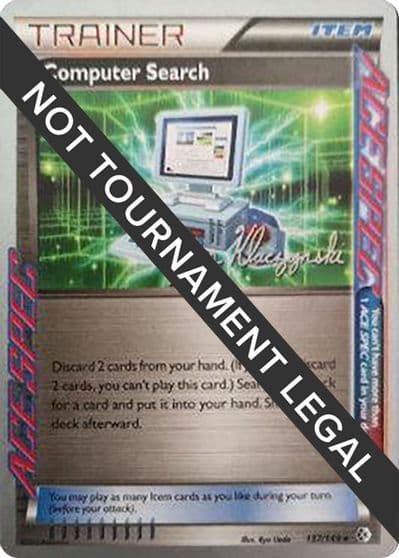 Computer Search - 2013 (Jason Klaczynski) World Championship Decks Pokemon card
