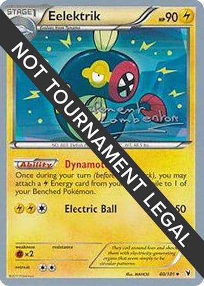 Eelektrik - 2013 (Clement Lamberton) World Championship Decks Pokemon card