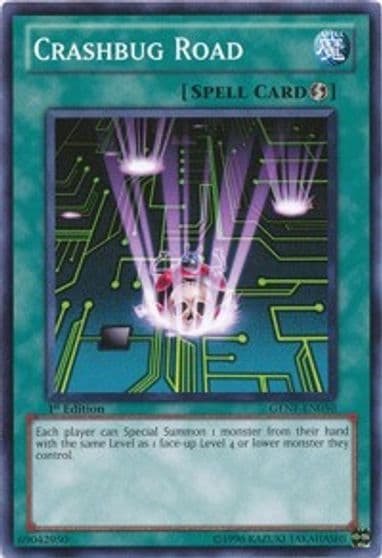 Crashbug Road Generation Force Yu-Gi-Oh! card