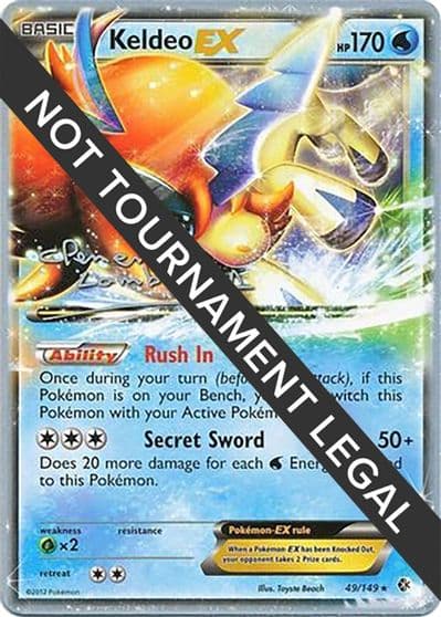 Keldeo EX - 2013 (Clement Lamberton) World Championship Decks Pokemon card