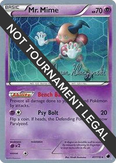 Mr. Mime - 2013 (Jason Klaczynski) World Championship Decks Pokemon card