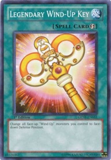 Legendary Wind Up Key Generation Force Yu-Gi-Oh! card