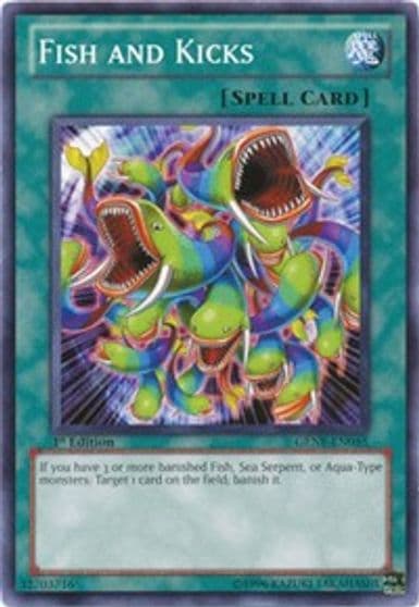Fish and Kicks Generation Force Yu-Gi-Oh! card