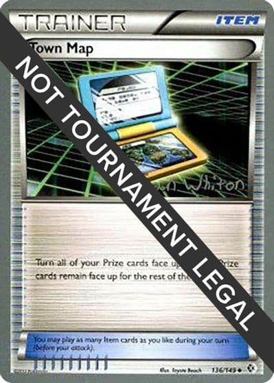 Town Map - 2013 (Ian Whiton) World Championship Decks Pokemon card