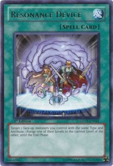 Resonance Device Generation Force Yu-Gi-Oh! card
