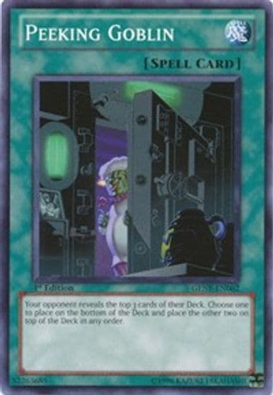 Peeking Goblin Generation Force Yu-Gi-Oh! card