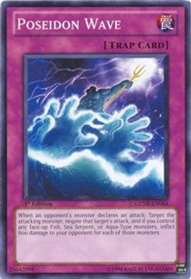 Poseidon Wave Generation Force Yu-Gi-Oh! card