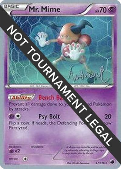 Mr. Mime - 2014 (Andrew Estrada) World Championship Decks Pokemon card