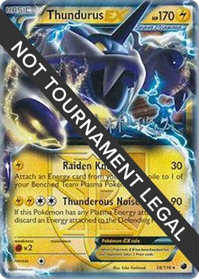 Thundurus EX - 2014 (Haruto Kobayashi) World Championship Decks Pokemon card