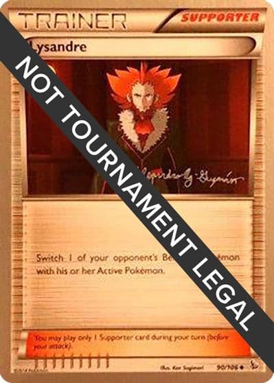 Lysandre - 2015 (Alejandro Ng-Guzman) World Championship Decks Pokemon card