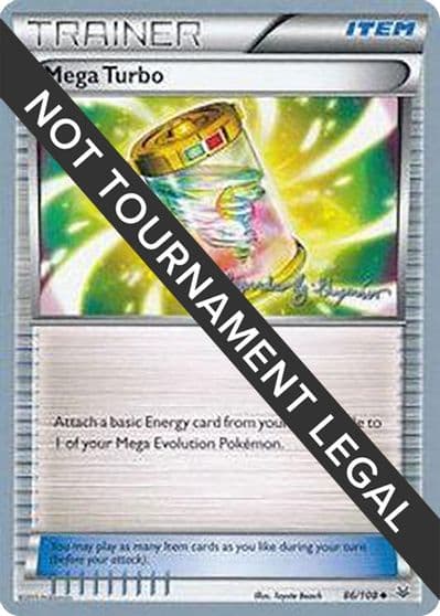 Mega Turbo - 2015 (Alejandro Ng-Guzman) World Championship Decks Pokemon card