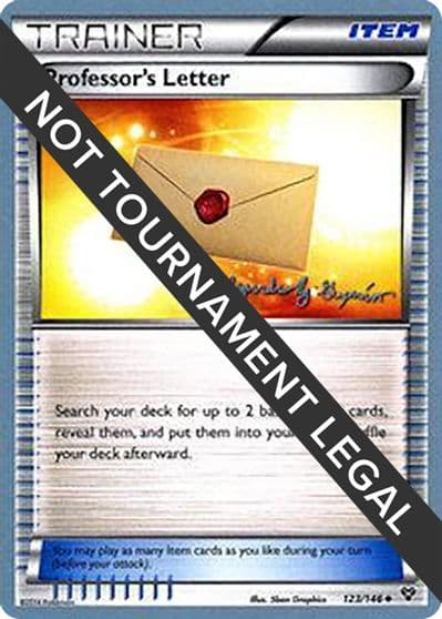 Professor's Letter - 2015 (Alejandro Ng-Guzman) World Championship Decks Pokemon card
