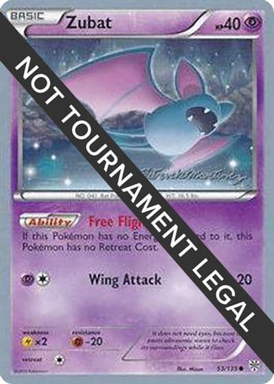 Zubat - 2015 (Patrick Martinez) World Championship Decks Pokemon card