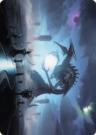 Blue Suns Twilight Art Card Art Series: Phyrexia: All Will Be One Magic card