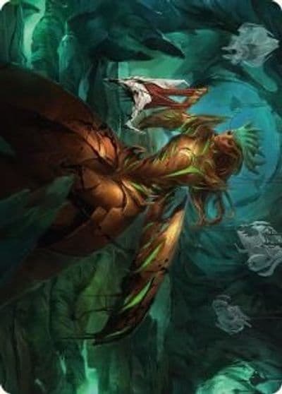 Glissa Sunslayer Art Card Art Series: Phyrexia: All Will Be One Magic card