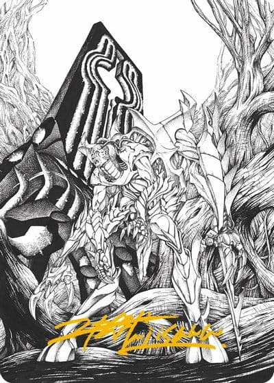 Lukka Bound to Ruin Art Card Gold Stamped Signature Art Series: Phyrexia: All Will Be One Magic card