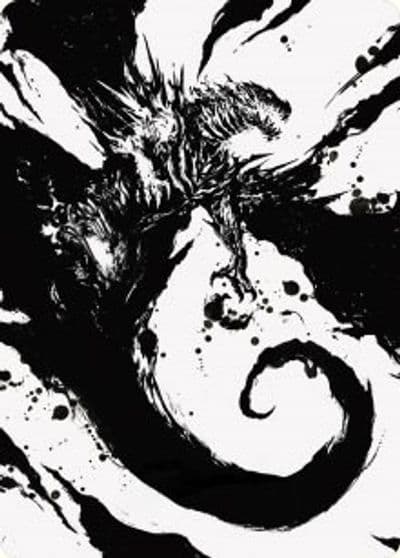 Capricious Hellraiser Art Card Art Series: Phyrexia: All Will Be One Magic card
