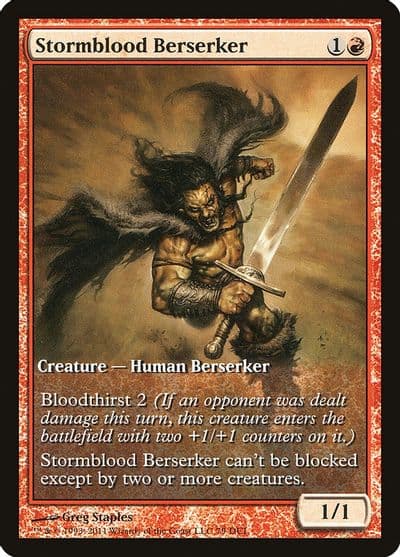 Stormblood Berserker Game Day & Store Championship Promos Magic card