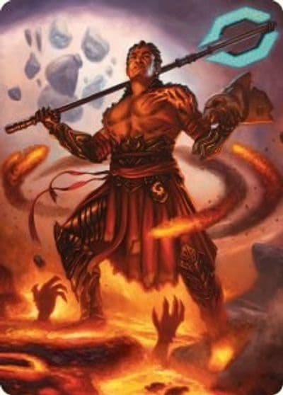 Koth Fire of Resistance Art Card Art Series: Phyrexia: All Will Be One Magic card