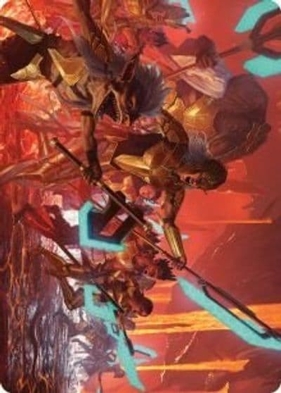 Roar of Resistance Art Card Art Series: Phyrexia: All Will Be One Magic card