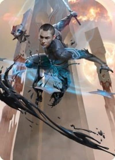 Kaito Dancing Shadow Art Card 48 81 Art Series: Phyrexia: All Will Be One Magic card