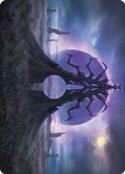 Black Suns Twilight Art Card Art Series: Phyrexia: All Will Be One Magic card