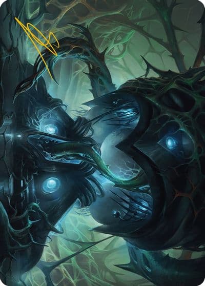 Expand the Sphere Art Card Gold Stamped Signature Art Series: Phyrexia: All Will Be One Magic card