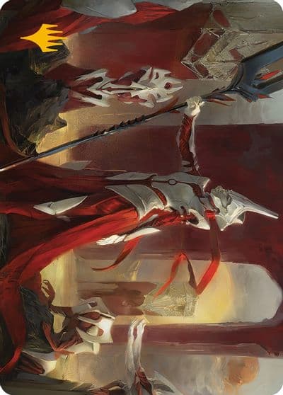 Porcelain Zealot Art Card Gold Stamped Signature Art Series: Phyrexia: All Will Be One Magic card