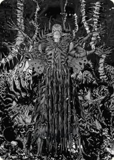 Nissa Ascended Animist Art Card Art Series: Phyrexia: All Will Be One Magic card