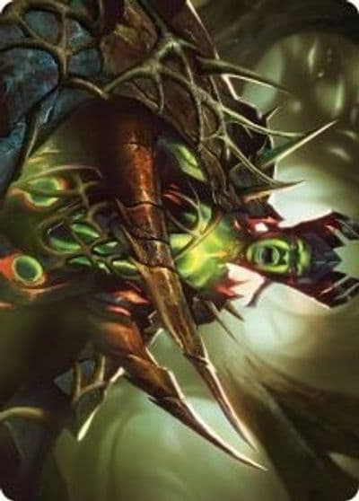 Mazes Mantle Art Card Art Series: Phyrexia: All Will Be One Magic card