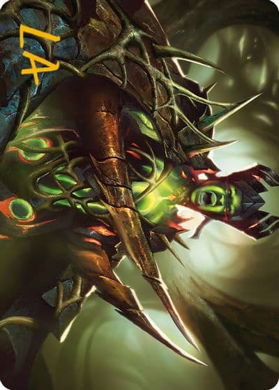 Mazes Mantle Art Card Gold Stamped Signature Art Series: Phyrexia: All Will Be One Magic card